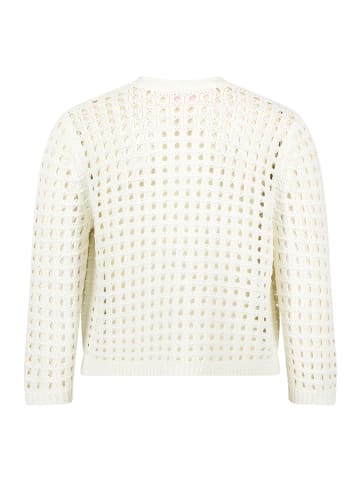 Betty Barclay Casual-Strickjacke mit Effektgarn in Rohweiß