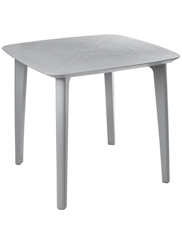 Beliani Esstisch SORICO in Grau - (W) 86 x (H) 77 x (L) 86 cm