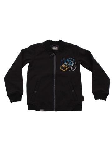 Jack Wolfskin Übergangsjacke Bomber Jacket Kids in Schwarz
