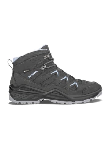 LOWA Wanderstiefel SIRKOS EVO GTX MID in anthrazit/eisblau