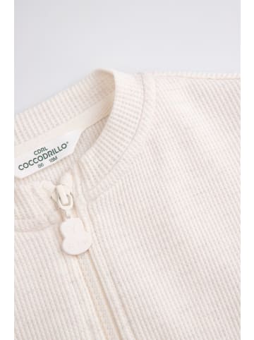 Coccodrillo Reißverschlussjacke in ecru