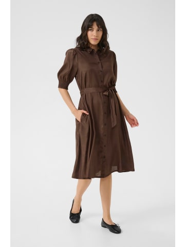 Kaffe Kleid KAemine Regular fit in Chocolate Brown
