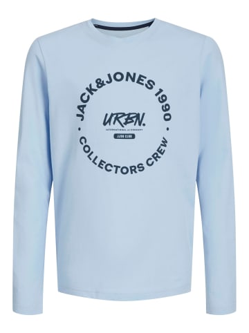 JACK & JONES Junior Langarmshirt JJSIMON TEE LS CREW NECK MNI in chambray blue