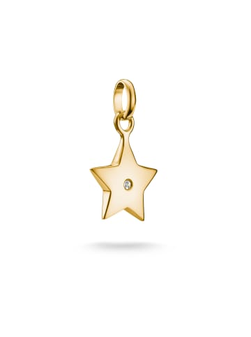 Thomas Sabo Charm-Anhänger in gold, weiß