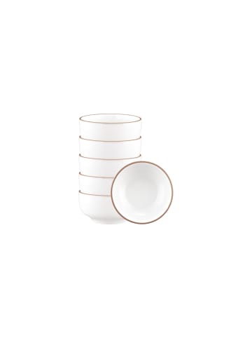 Seltmann Weiden 6er Set Dipschalen Sento Home Pure Lines in ø 8,6 cm in Cocoa Brown