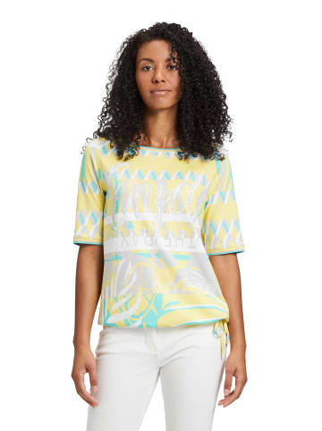 Betty Barclay Casual-Shirt mit Tunnelzug in Yellow/White