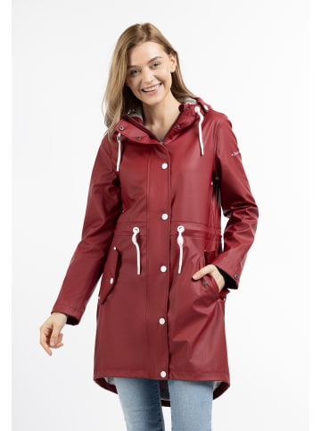 DreiMaster Damen Regenmantel in Dunkelrot