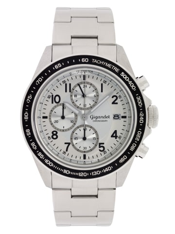 Gigandet Quarzuhr Chronograph "RACETRACK" in Silber