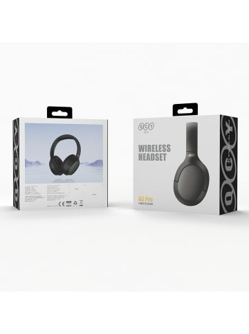 QCY QCY H2-Pro Kabelloser On-Ear-Kopfhörer mit ENC-Funktion – Schwarz