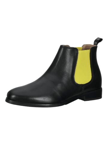 GORDON & BROS Stiefelette in Schwarz/Gelb