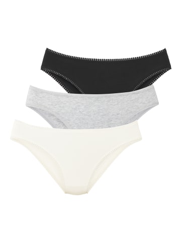 LASCANA Jazz-Pants Slips in creme/schwarz/grau