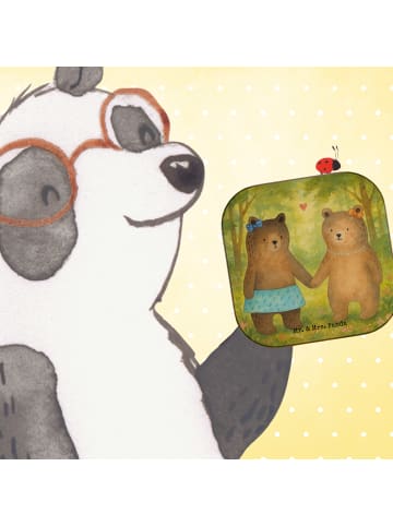Mr. & Mrs. Panda Untersetzer Bär Freundin Design ohne Spruch in Weiß