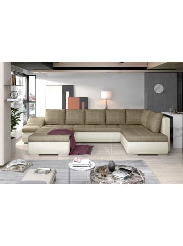 MF Design Gio Recamiere Links in Beige -  (L) 190 x (B) 351 x (H) 82 cm