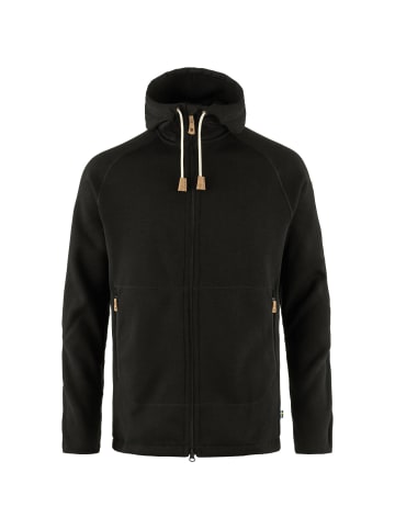 FJÄLLRÄVEN Fleecejacke Övik Fleece Hoodie M in Schwarz