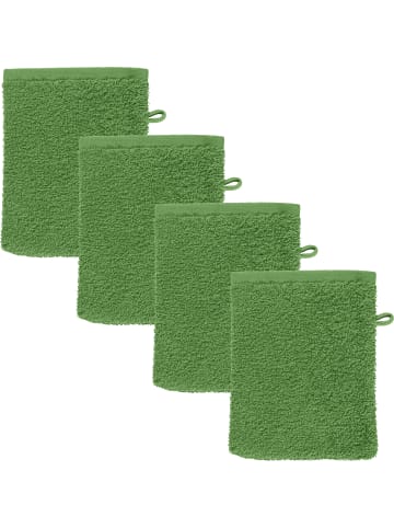 REDBEST Frottier Waschhandschuh 4er-Pack Oceanside in grün