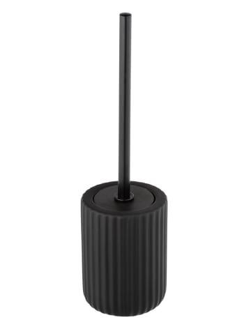 Wenko Keramik WC-Garnitur Mod. Belluno Schwarz, WC-Garnitur Belluno Schwarz Keramik, Keramik WC-Garnitur Belluno Schwarz in Schwarz
