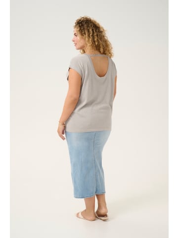 KAFFE curve Strickpullover KCregitta Loose fit in Feather Gray