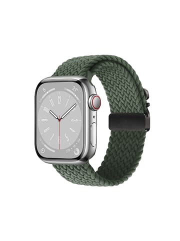 Platyne Kompatibles Armband für Apple Watch 42/44/45/49 mm in Dunkelgrün