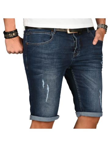 Alessandro Salvarini Jeansshorts Salvarini-Shorts-Multi2 in Nachtblau