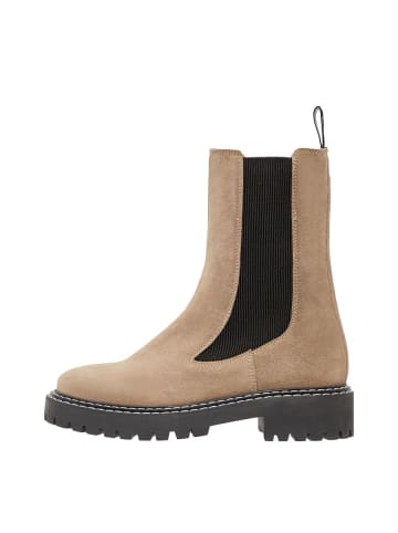 Bianco Chelsea Boots in Taupe