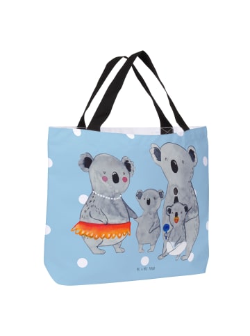 Mr. & Mrs. Panda Shopper Koala Familie ohne Spruch in Blau Pastell