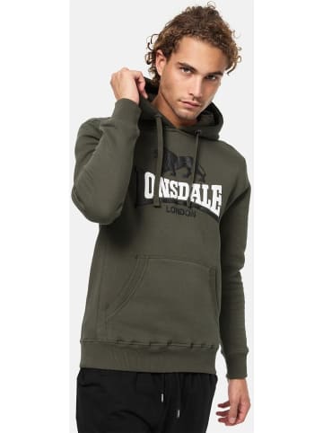 Lonsdale Hoodie "Thurning" in Grün