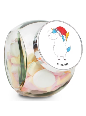 Mr. & Mrs. Panda Kaffeedose Einhorn Weihnachtsmann ohne Spruch in Weiß