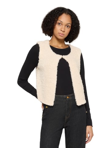 CARTOON Strickweste mit Rundhalsausschnitt in cream