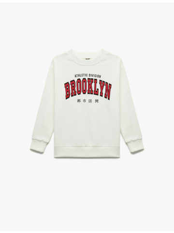 KOTON SWEATSHIRTS in Ekru