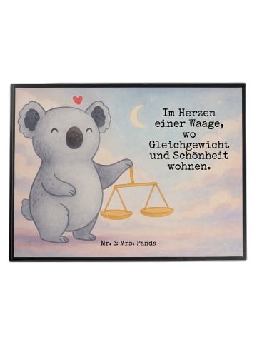Mr. & Mrs. Panda schreibtischunterlage Waage Astrologie Design m... in Weiß