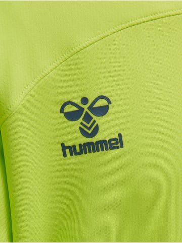 Hummel Halbreißverschluss Sweatshirt Hmllead Herren in LIME PUNCH