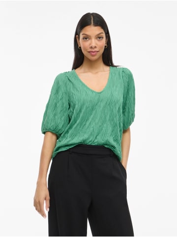 Vila Oberteil mit kurzen Ärmeln in Winter Green