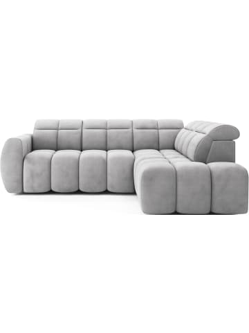 MF Design Eagle Recamiere Rechts in Grau -  (L) 208 x (B) 258 x (H) 107 cm