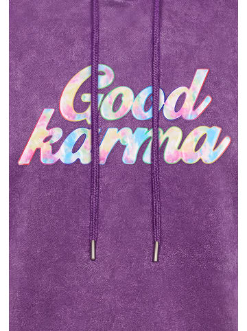 IZIA Women Hoodie in Lavender