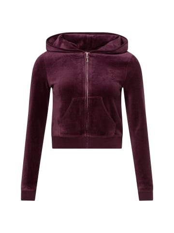Juicy Couture Sweatjacke Robyn in bordeaux - 0002
