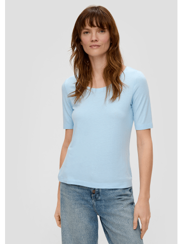 s.Oliver T-Shirt kurzarm in Blau