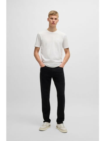 Hugo Boss Rundhals T-Shirt für Herren in weiß