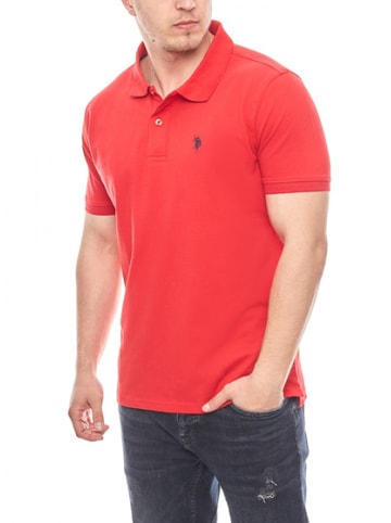 U.S. Polo Assn. Basic Poloshirt in ROT