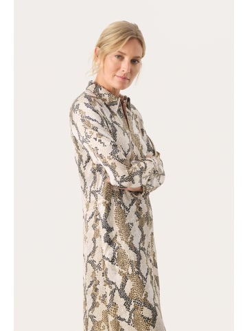 PART TWO Kleid LamiyaPW Gerade Passform in French Oak Snake Print