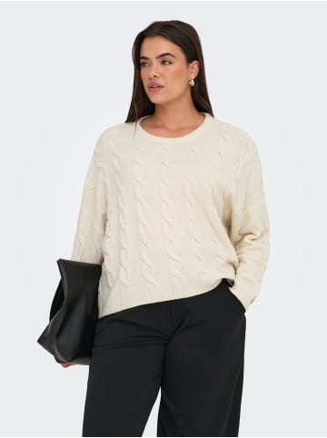 ONLY Carmakoma Strickpullover in Birch