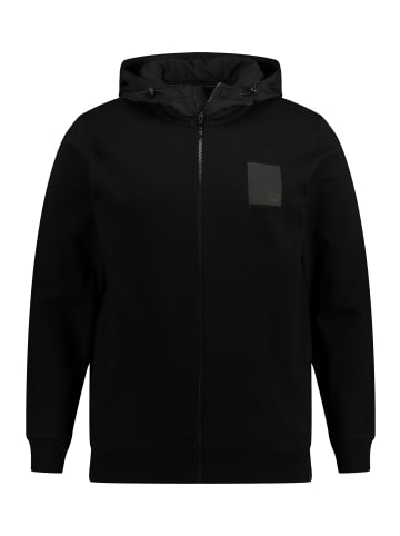 STHUGE Sweatjacke in schwarz