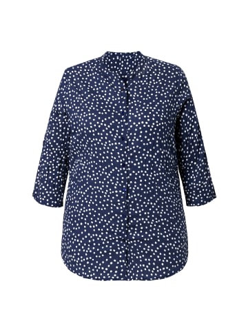 Ulla Popken Hemdbluse in tintenblau