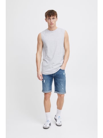 BLEND Jeansshorts BHDeniz 20706895ME kurze Hose mit Destroyed-Effekten in Blau