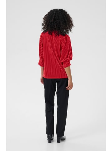 Kaffe Langarm-Bluse KAcaca Loose fit in Haute Red