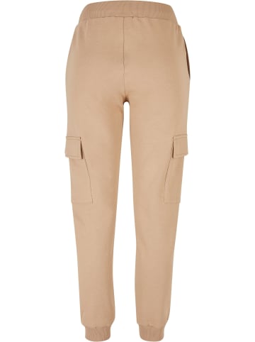 Urban Classics Urban Classics Damen Ladies Cargo Sweat Pants in unionbeige