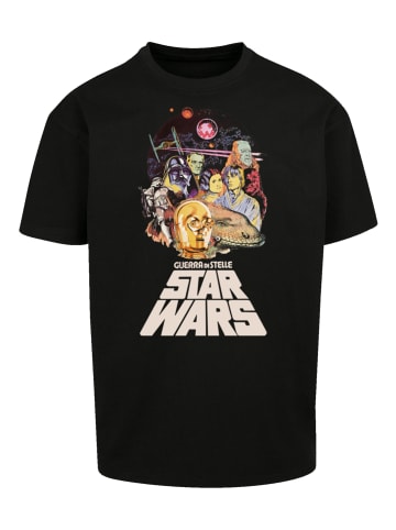 F4NT4STIC Oversize T-Shirt Star Wars Guerra Di Stelle in schwarz