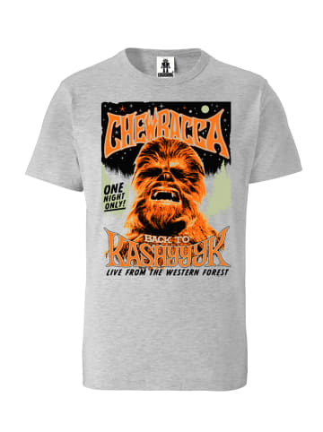 Logoshirt T-Shirt Star Wars - Chewbacca - Back To Kashyyyk in grau-meliert