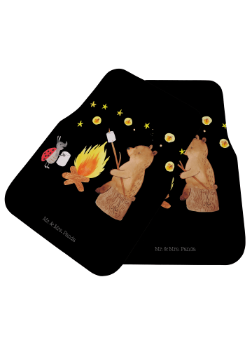 Mr. & Mrs. Panda Fußmatte Auto Bär & Marienkäfer Lagerfeuer ohne... in Schwarz