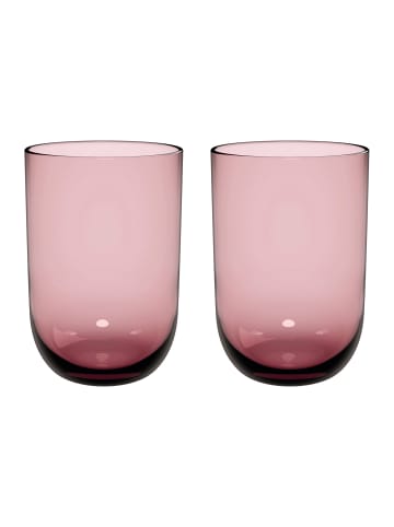 like. by Villeroy & Boch 2er Set Longdrinkbecher Like Glass in – 385 ml in Grape