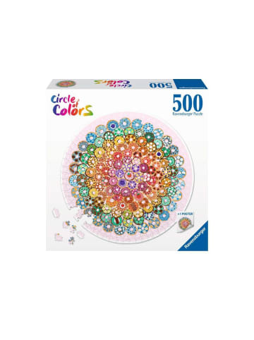 Ravensburger Puzzle 500 Teile Erwachsenenpuzzle 500 Teile - Circle of Colors - Donuts Ab 12 Jahre in bunt